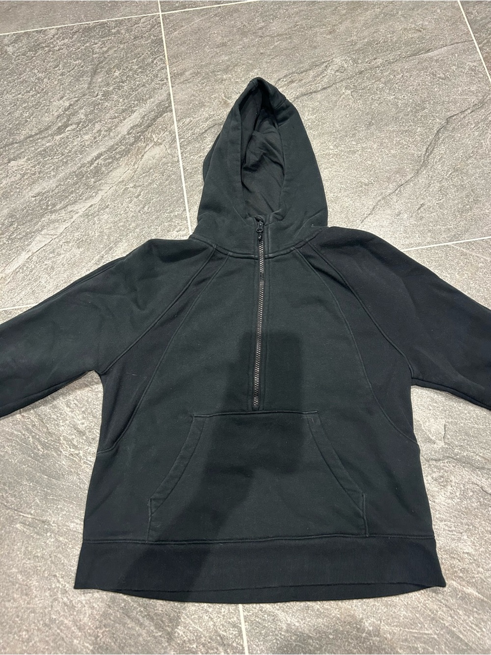 Lole Black Half-Zip Hooded Pullover